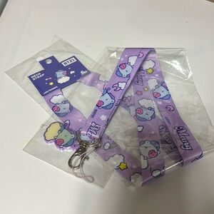 Solomon Shoji BT21 Neck Strap with Acrylic NECK STRAP Mang